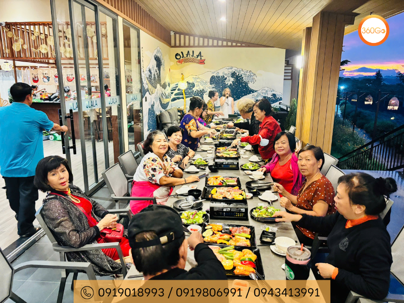 Tiệc BBQ thịnh soạn - Du lịch 360Go 
